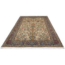 morgenland Wollteppich »Rafsanjan Teppich handgeknüpft beige«, rechteckig morgenland Beige B/L: 176 cm x 273 cm