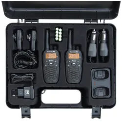 STABO 20701 - PMR Funkgerät, 2-er Set, IPX2, schwarz
