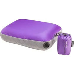 Cocoon Kopfstützkissen COCOON Air Core Pillow Ultralight - aufblasbares Reisekissen grau|lila
