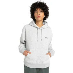 Hoodie ELEMENT "Element Co", Damen, Gr. L, mid grau heather, Obermaterial: 85% Polyester, 15% Baumwolle., Sweatshirts Hoodie
