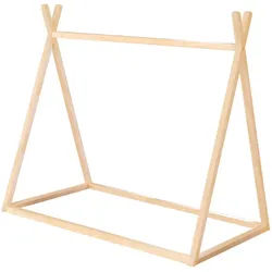 Roba Tippibett 70 x 140 cm Montessori Bambus , Naturfarben , Holzwerkstoff , 70x140 cm , Babymöbel & Kindermöbel, Kinderzimmer & Jugendzimmer, Kinderbetten, Spielbetten