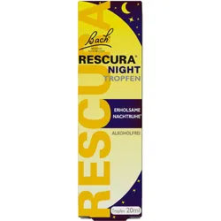 Bachblüten Rescura Night Tropfen Alkoholfrei 20 ML