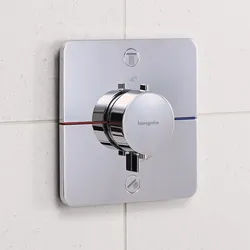 hansgrohe ShowerSelect Comfort Q Thermostat Unterputz für 2 Verbraucher, Badarmaturen, chrom