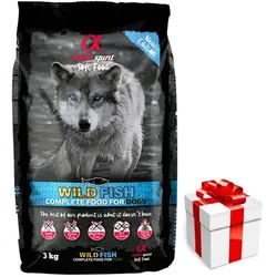 ALPHA SPIRIT Wild Fish 3kg (Weichfutter) + Überraschung für den Hund