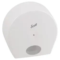 SCOTT® ControlTM Toilettenpapierspender Großrolle, weiß, Hochwertiger Toilettenpapierspender mit Zentralentnahme, Maße (B x L x H): 30,7 x 12,7 x 31,3 cm
