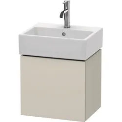 Duravit L-Cube Waschtischunterbau wandhängend Taupe Supermatt 434x341x400 mm - LC6245L8383 LC6245L8383