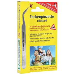 Zeckenpinzette Chirurgenstahl 1 St