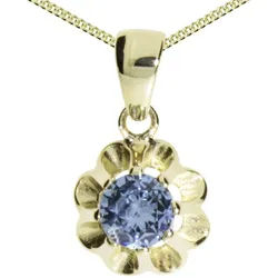 OSTSEE-SCHMUCK Kette mit Anhänger Ostsee-Schmuck Kette mit Anhänger Pia 6 mm (2-tlg) goldfarben 42 cm