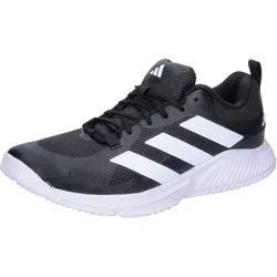 adidas Herren Hallenschuhe Court Team 2.0 M HR0609 46 - Core Black/Ftwr White/Core Black - 46
