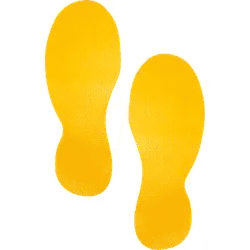 DURABLE 172704 - Klebemarkierung, Fuß, 5er Set (5 Paare)