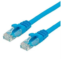 VALUE Patchkabel Cat.6 (Class E) UTP, LSOH LAN-Kabel, RJ-45 Männlich (Stecker), RJ-45 Männlich (Stecker) (100.0 cm) blau