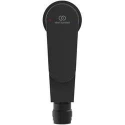 Ideal Standard Bidetarmatur Cerafine O Ausladung 132mm m.Push-Open-Ventil Silk Black, BD716XG BD716XG