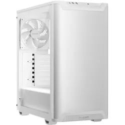 be quiet! PC-Gehäuse Pure Base 501 Airflow Window White, 2 vorinstallierte Pure Wings 3 140mm PWM-Lüfter weiß