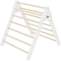 Joyz Kletterdreieck Weiß , Holz , 72x60x73 cm , Spielzeug, Sonstiges Spielzeug