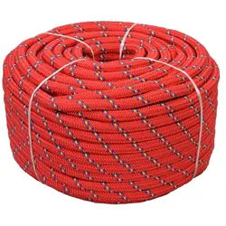 vidaXL Seil Bootsseil Polypropylen 18 mm 50 m Rot (1-tlg) rot