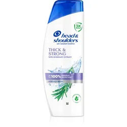 Head & Shoulders Thick & Strong with Rosemary Extract Shampoo gegen Schuppen 400 ml