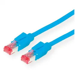 SECOMP Patchkabel Cat.6 (Class E) HP-FTP, UC400, LSOH LAN-Kabel, RJ-45 Männlich (Stecker), RJ-45 Männlich (Stecker) (500.0 cm) blau