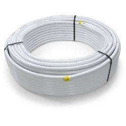 PipeTec Deutschland Alu-Verbundrohr Aluverbundrohr 26x3 mm 10m weiß Mehrschichtverbundrohr