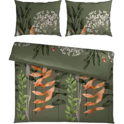 Bettwäsche Leavi XXL Grün ca. 200x220cm