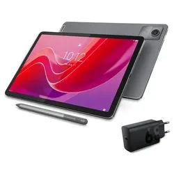 Lenovo Tab M11 4GB 128GB Wifi - Luna Grey + Stylet + Chargeur Processeur MediaTek Helio G88 2,00 GHz , Android 13, 128 Go eMMC