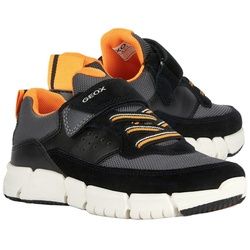 GEOX - Klett-Sneaker Flexyper In Black/Orange Gr.32