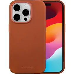 DBRAMANTE Roskilde Case mit MagSafe für iPhone 15 Pro, braun