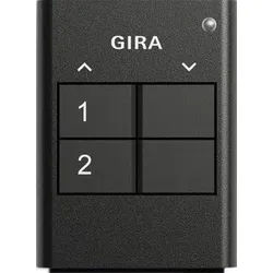 Gira 535210 Funk Handsender 2-fach, Gira eNet, anthrazit