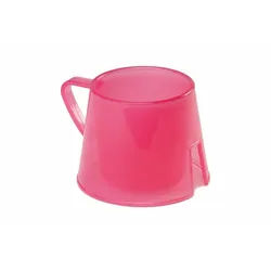 Steady Cup stapelbare Trinklerntasse Becher 1 St rosa