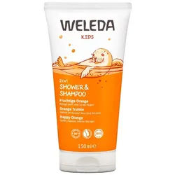 WELEDA Duschgel Kids - 2in1 Shower & Shampoo Orange 150ml
