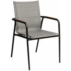 Stern Möbel Stapelsessel Vento grau, Designer Ewald Winkelbauer, 86x56x57 cm