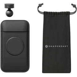 Shapeheart Ball Bundle Magnetische Smartphonehalterung für universelle kugelförmige Adapter, schwarz, Größe M für Männer
