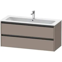 Duravit Ketho.2 Waschtischunterbau wandhängend Basalt Matt 1210x480x550 mm - K25265043430000 K25265043430000