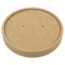 500x Deckel für Artikel 140430 Suppenbecher Kraftpapier 500 ml 16 oz braun
