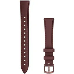 Garmin 010-13302-21 Lily 2 Wechselarmband Leder Maulbeere 14 mm