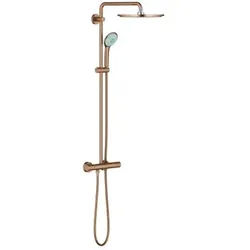 Grohe Euphoria 310 Duschsystem 26075DL0 warm sunset gebürstet, mit Brausethermostat