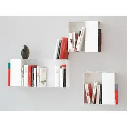 Bücherregal Box vonbox weiß, Designer Matthias Hartmann, 30x30x15 cm