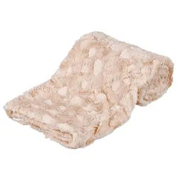 TRIXIE Decke Cosy, Struktur-Softplüsch, 150 x 100 cm, beige