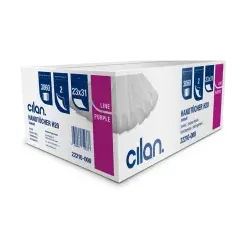 Cilan Papierhandtücher Tissue H20, C-Falz, 23 x 31 cm, 2-lagige Papiertücher in hochweiß, 1 Karton = 3060 Tücher
