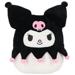 Textiel Trade B.V. Plüschfigur Kuromi 22 cm – süßes Squishy Soft Toy zum Drücken und Spielen schwarz