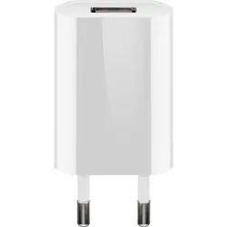 Goobay USB-Ladegerät (5W) weiß - kompaktes USB-Netzteil mit 1xUSB