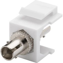 Goobay Keystone Modul Lichtwellenleiter - 17,2 mm Breite, 2x ST-Simplex Buchse
