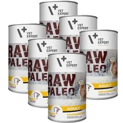 Vetexpert RAW PALEO Adult Pute 6x400g - Dose Pute