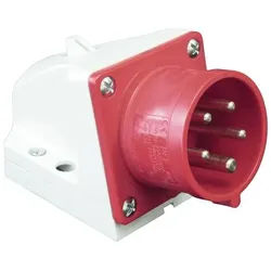 ABL CEE-Aufbaugerätestecker 5-polig 32A 6h G52S30 400V/rt IP44 Schraubkl abgew Kunststoff