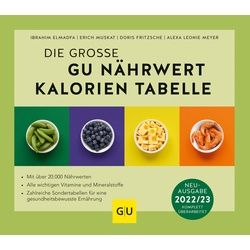 GU Die große Nährwert-Kalorien-Tabelle 2022/23 Buch 1 St
