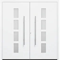 Hörmann Aluminium Haustür TopComfort Portal Motiv 501, 2-flügelig