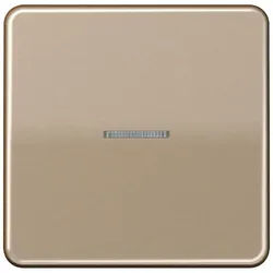 JUNG HOME Taster 1fach, gold-bronze