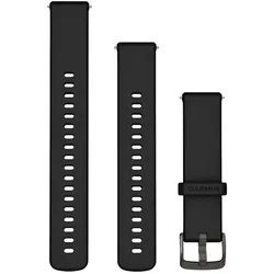 GARMIN Schnellwechsel-Armband | Silikon | 18 mm | Schwarz