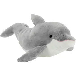 Heunec® Kuscheltier Softissimo, Delfin grau