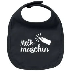 Bavariashop Lätzchen Lätzchen "Melkmaschin" grau