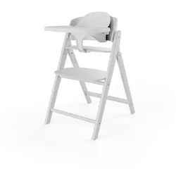 cybex Gold Hochstuhl , Weiß , Holz, Kunststoff , Buche , massiv, Sperrholz , 47.3x81.5x62.6 cm , Fußstütze verstellbar, Sitzfläche verstellbar, zusammenklappbar, Tablett , Babymöbel & Kindermöbel, Babyzimmer, Hochstühle